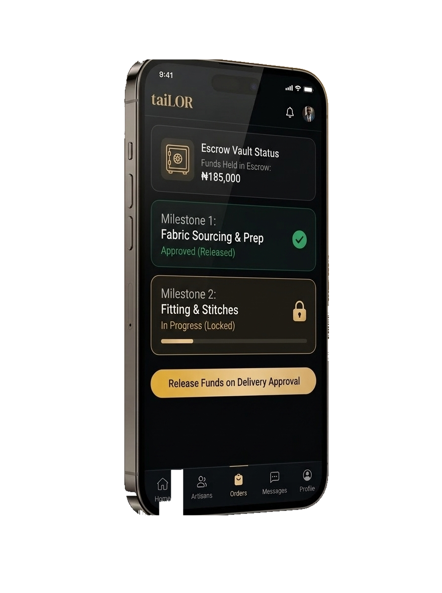taiLOR Safe Escrow Payment Mockup